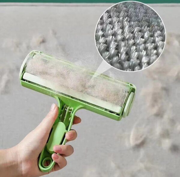 Brosse à Rouleau Anti-Poils pour Chat & Chien – Détacheur Portable Réutilisable pour Canapés