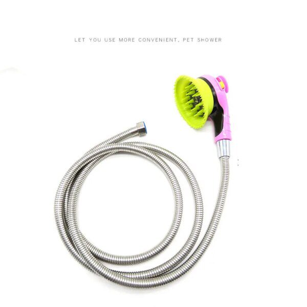 Pommeau de douche doux pour chien & chat – Bain apaisant