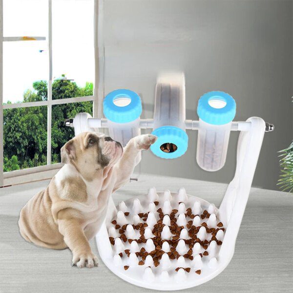 Distributeur de croquettes à alimentation lente – Jouet d’entraînement