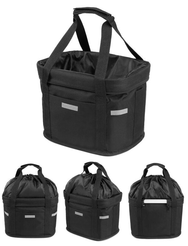 Panier vélo chat en toile étanche – Panier avant guidon