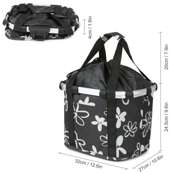 Panier vélo chat pliant – Panier avant guidon transformable