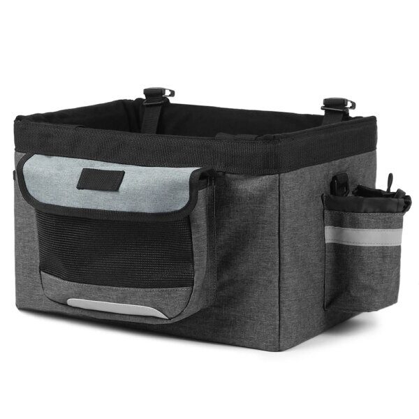 Panier vélo pliable pour chat & petit chien – Sac avant guidon