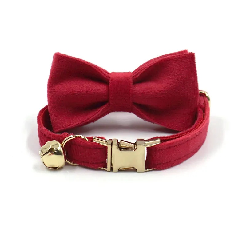 Red Collar Bow