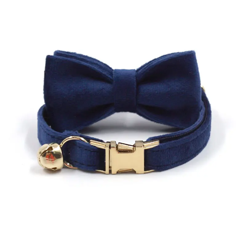 Navy Collar Bow