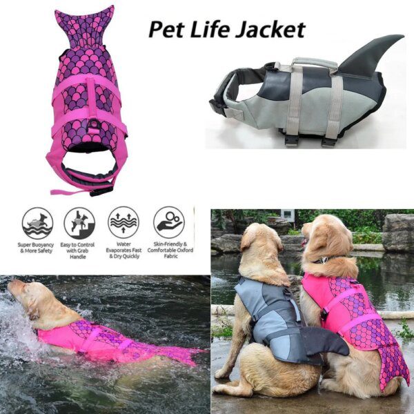 Gilet de sauvetage pour chien, vêtements pour animaux domestiques
