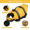 Gilet de sauvetage pour chien 🛟 sécurité flottante