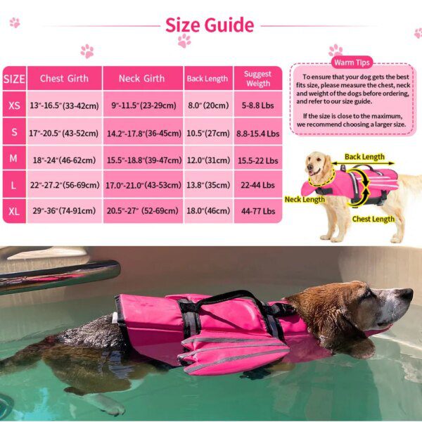 Gilet de sauvetage Ripstop pour chien 🌊 flottaison haute performance