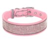 Collier Large en Cuir Suédé Bling pour Chiens Moyens & Grands – Confort