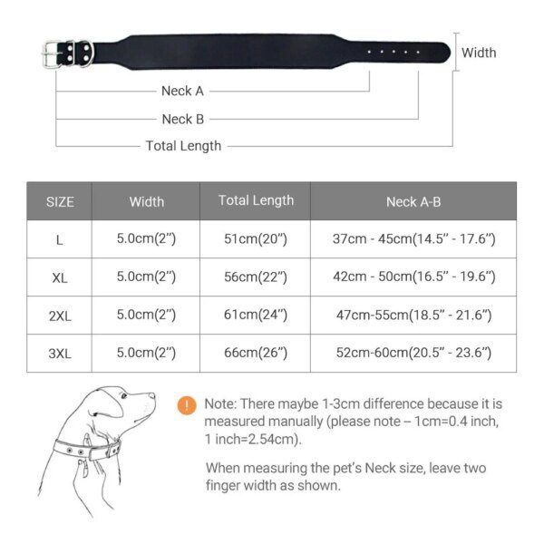 Collier XXL en Cuir Microfibre – La Force et l'Élégance en Un Seul