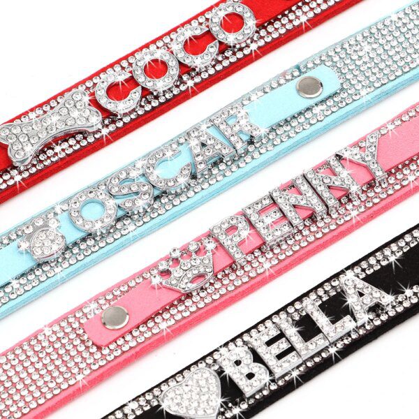 Collier Chat Bling en Cristal – Personnalisé Gratuit avec Nom