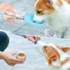 gourde pour chien Bouteille d'eau Portable avec bol pour chien, multifonction