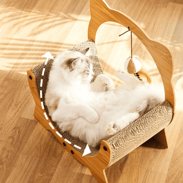 Griffoir Chat – Planche à Gratter à Dossier Creux