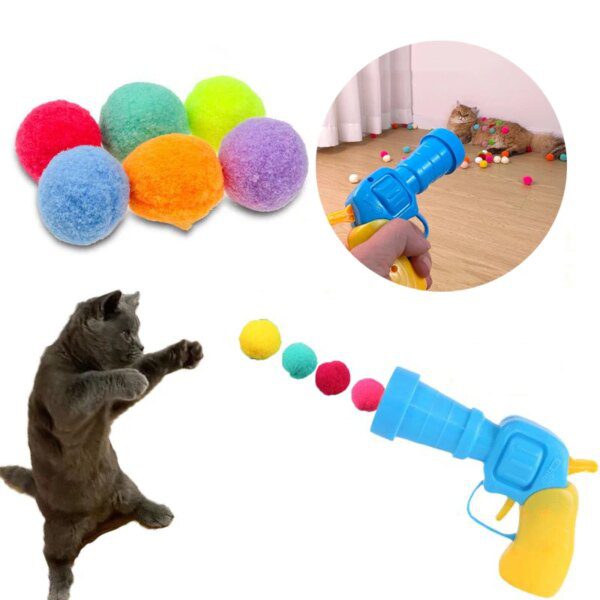 Jouet pour Chat – Mini Pompons Interactifs en Peluche