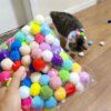 121350-8facd6.jpg Jouet pour Chat – Mini Pompons Interactifs en Peluche