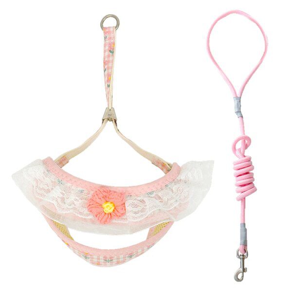 Harnais SFP en Dentelle Respirante – Ensemble Gilet + Laisse