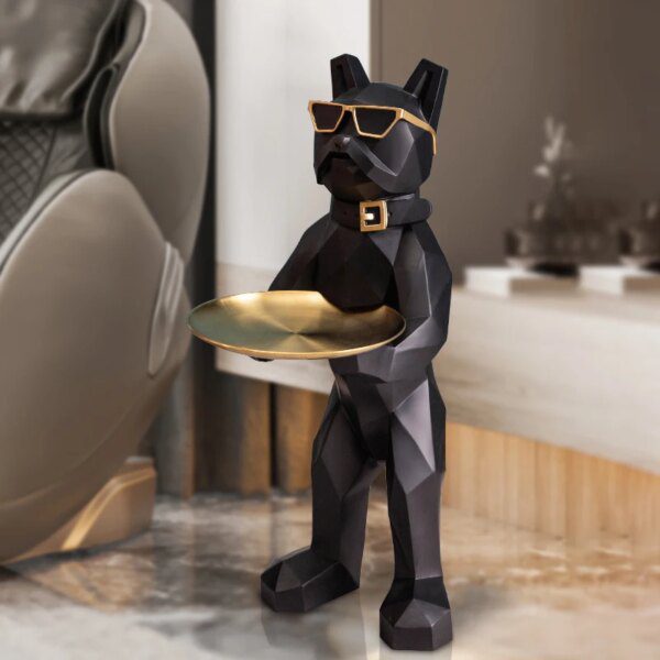 121740-5116ad.jpg Statue chien multifonction avec plateau – Décoration moderne