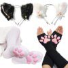 122276-0aded6.jpg chaussettes pattes de chat Ensemble de chaussettes patte de chat pour filles et femmes