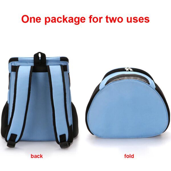 Sac à dos chat respirant 3 côtés – Transport confortable