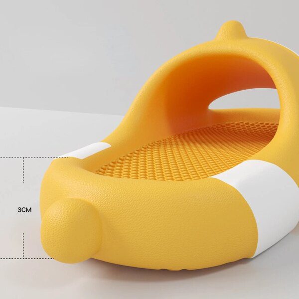 claquette poisson d'été à semelle souple pour femmes, claquettes de poisson Clown