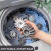 Attrape-poils pour machine à laver – Boule de lessive en silicone réutilisable