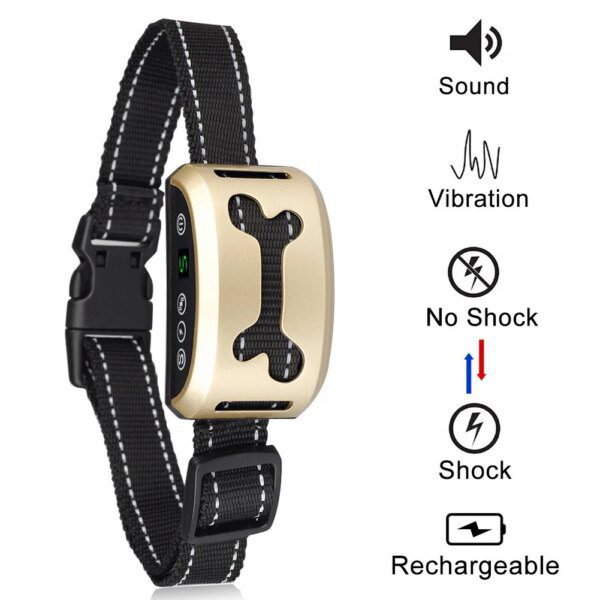 Collier Anti-Aboiement Automatique Rechargeable – Détection Intelligente