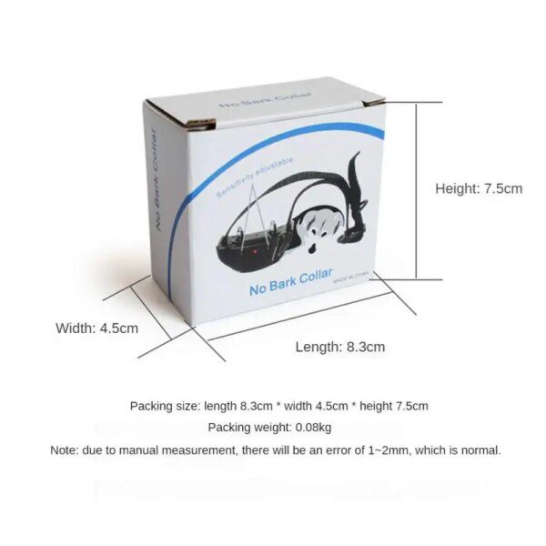 Collier Anti-Aboiement Intelligent pour Chien – Réaction Automatique