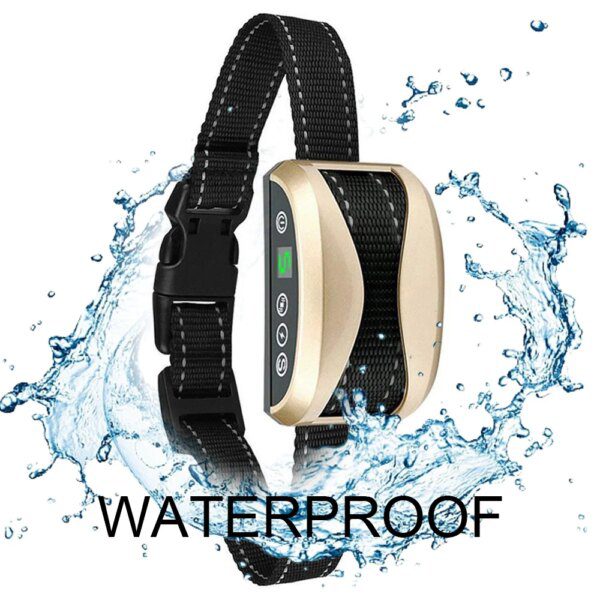 Collier Anti-Aboiement Intelligent pour Chien – 3 Modes, Sensibilité Réglable