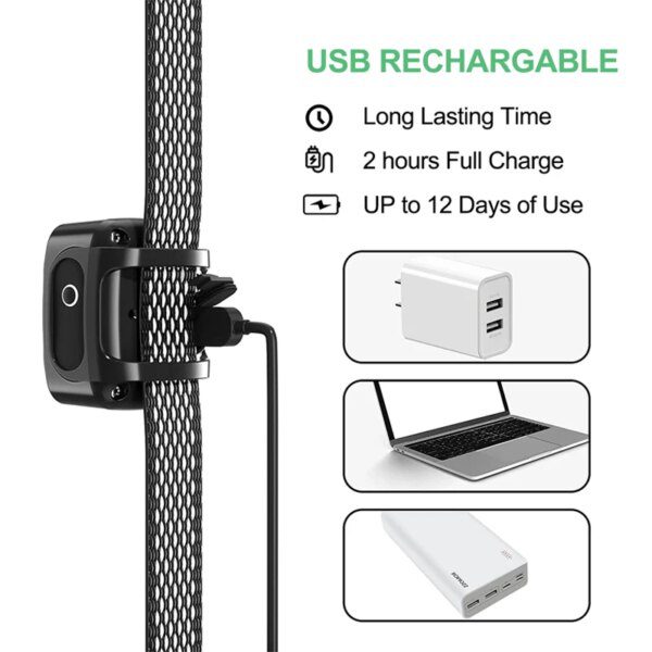 Collier Anti-Aboiement Intelligent Sans Douleur – Étanche IP67