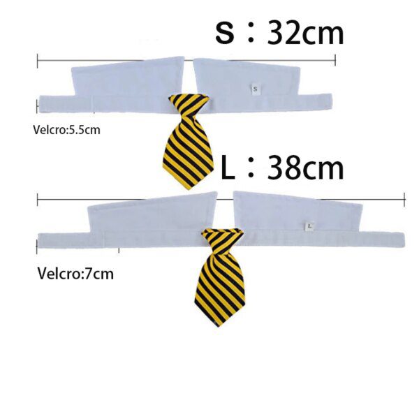 Cravate Réglable pour Chien – Nœud Papillon Droit Formel