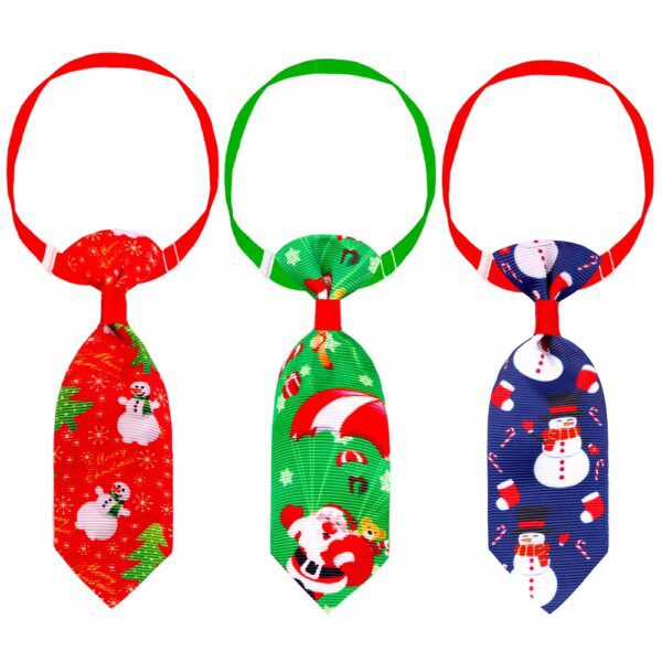 126059-411d7c.jpg Nœuds Papillon de Noël pour Animaux de Compagnie – Lot de 10 Pièces