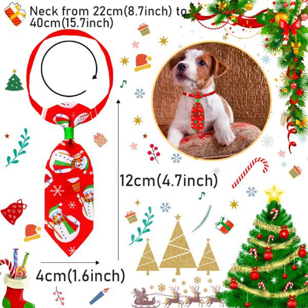 126059-807d06.jpg Nœuds Papillon de Noël pour Animaux de Compagnie – Lot de 10 Pièces