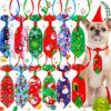 126059-93891b.jpg Nœuds Papillon de Noël pour Animaux de Compagnie – Lot de 10 Pièces
