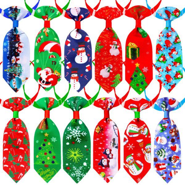 126060-4a701f.jpg Noeud papillon de Noël pour chien