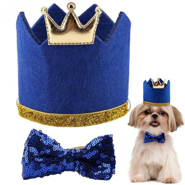 Ensemble de Décoration Chic pour Chien – Chapeau & Nœud Papillon