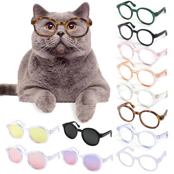 126875-4882c9.jpg Lunettes Mignonnes en Plastique Transparent pour Animaux
