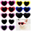 Lunettes Cœur & Pinces à Cheveux pour Animaux – Lot de 10 Pièces