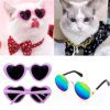 Lunettes de Soleil pour Animaux – Forme Cœur