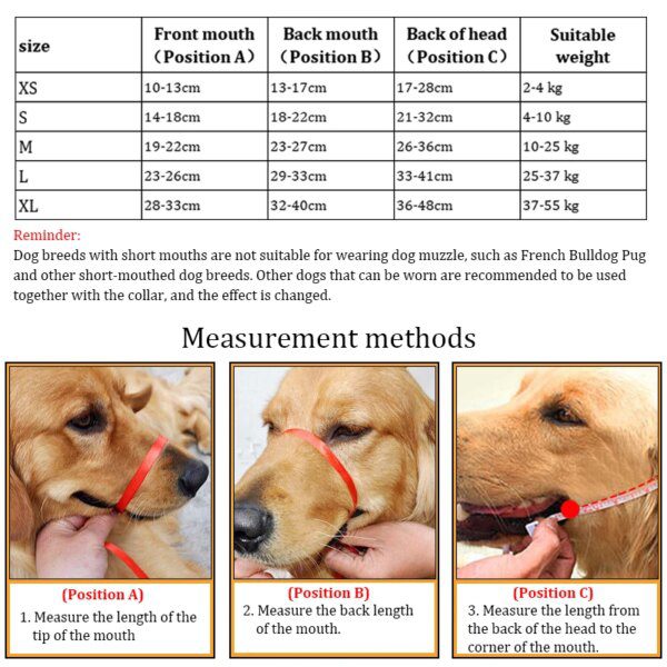 Muselière en cuir PU élégante et protectrice