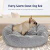 Couchage apaisant pour chiens & chats – Lit carré en peluche douce 🐱🛏🐶