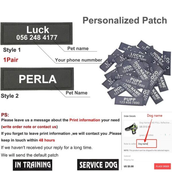 22232-476fc5.jpg Dogysafe personnalisé harnais chien - accessoire de promenade