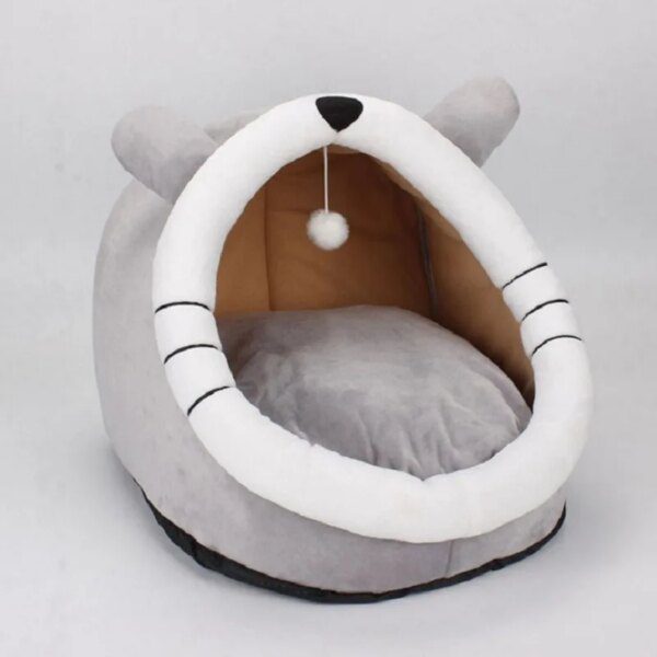 Niche CozyCave Cocoon™ – La grotte ultra-douce avec oreilles ludiques