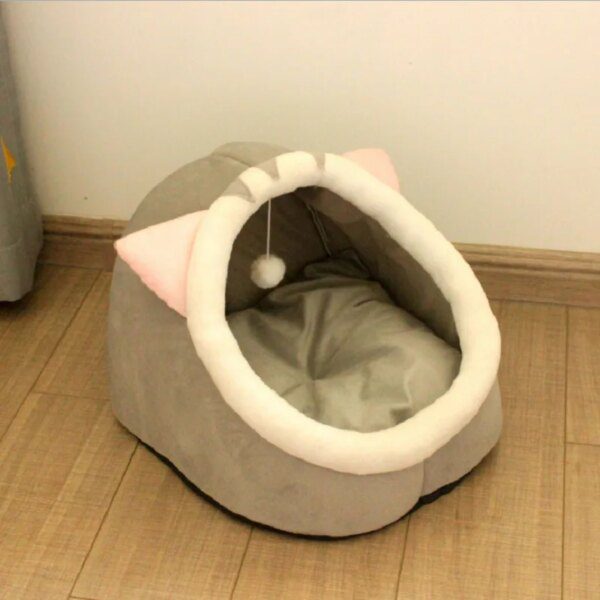 Niche CozyCave Cocoon™ – La grotte ultra-douce avec oreilles ludiques
