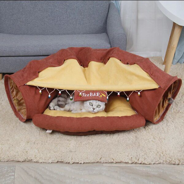 24222-1090f8.jpg Panier tunnel interactif pour chat – Lit
