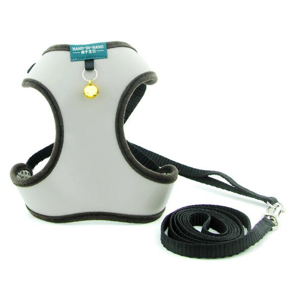 24454-9724ee.jpg Gilet Harnais Été pour Chat – Simili Cuir Réglable