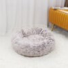 Lit rond en peluche pour chat & chien – Coussin protecteur déhoussable