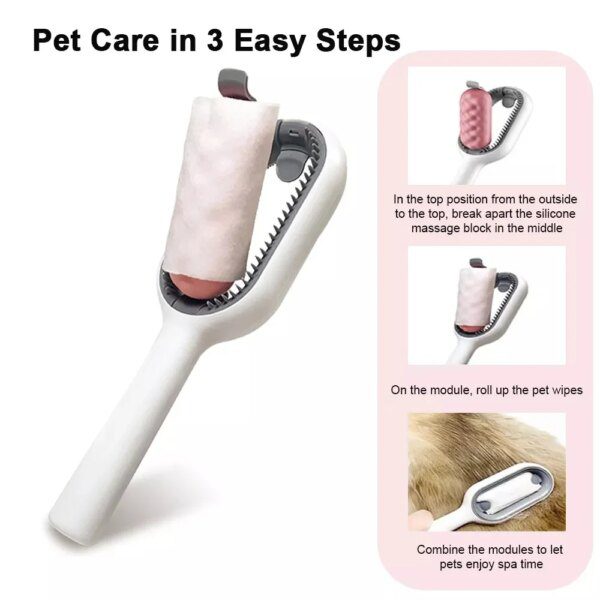 🐶 ✂ brosse anti poils animaux multifonction 🐱