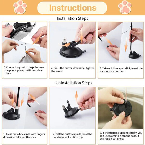 Jouet Interactif à Ventouse pour Chat – Simulation d’Oiseau