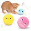 Jouet en peluche boule de chat pelucheux
