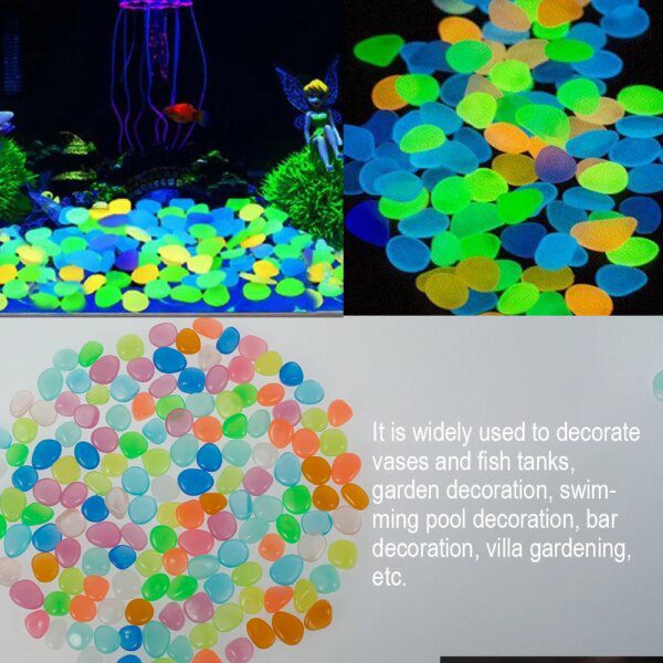 galet aquarium électroluminescents artificiels