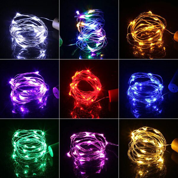 guirlande lumineuse pour bouteille
